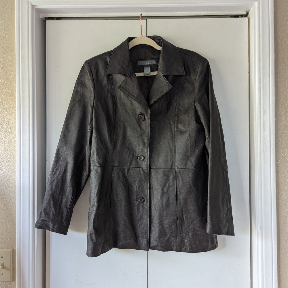 Vintage Brown Leather Jacket